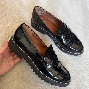 Franco Sarto black loafers, size 6,5
